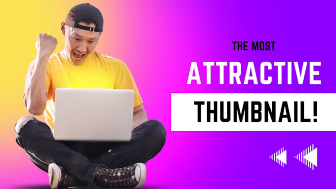 design eye catchy clickbait youtube thumbnails