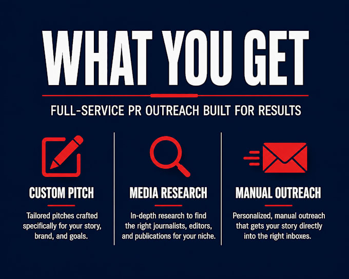 complete a PR outreach for you