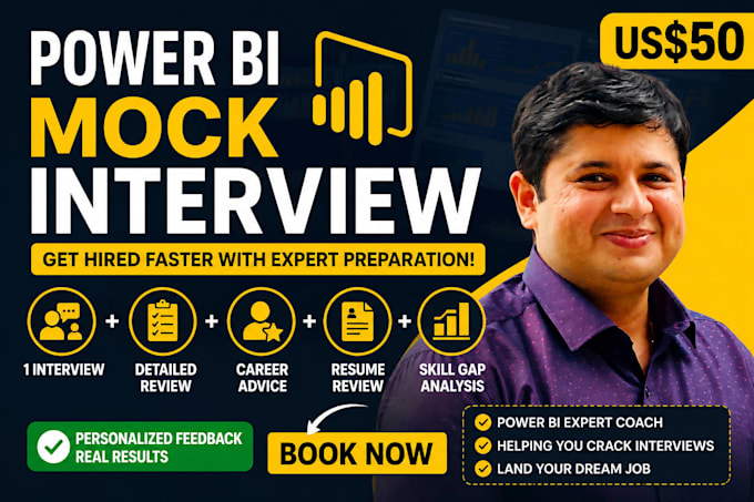 train you with mock interviews for data science  job success