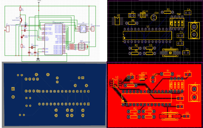 Design pcb layout schematic and circuit diagram by Pcbstation | Fiverr