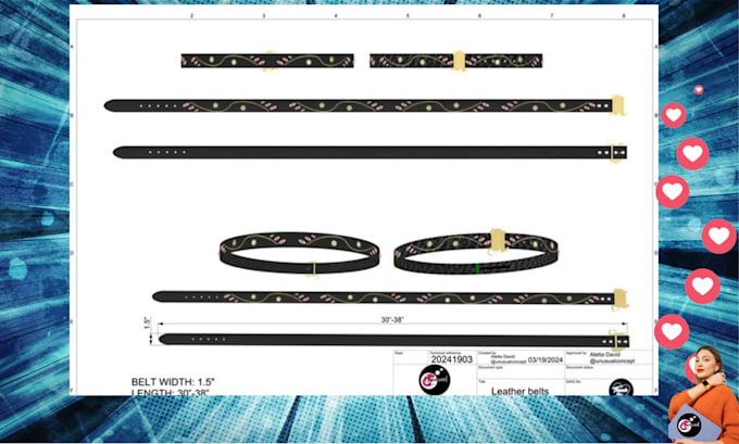 design fashion belts and accessories