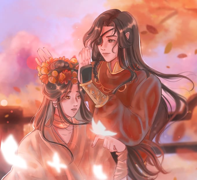 draw character illustration, fan art in anime style
