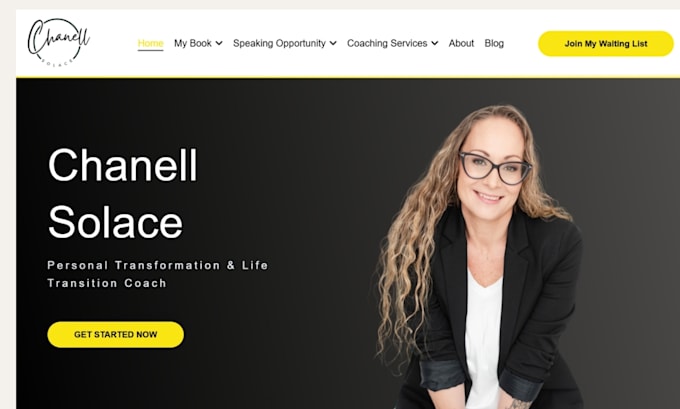 design life coaching website coaching website career website online course