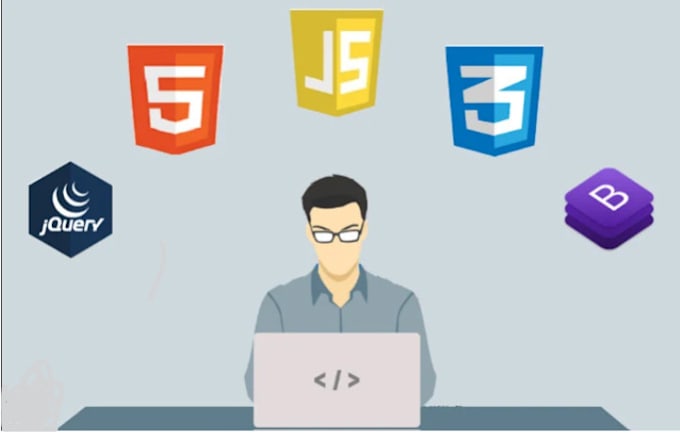 Create and design a responsive website using html css and js by ...