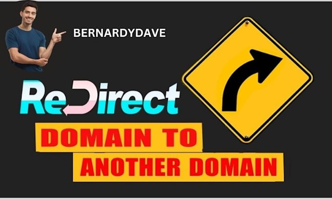 redirect domain forward to another domain, url or website