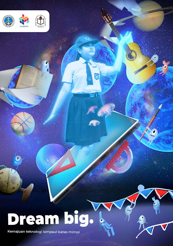 Make a poster using digital imaging by Vitamin1 Fiverr