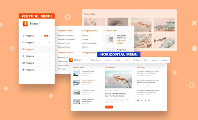 Redesign website header wordpress mega menu and broken layout by ...