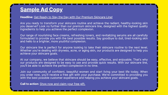 write the perfect ad copy for your facebook or instagram ads