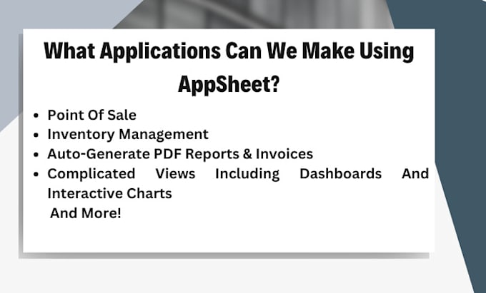 Fix business problems using appsheet by Az_solution | Fiverr