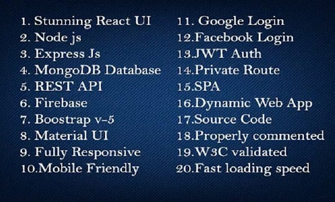 Build website with react next tailwind mongodb express node by Sagor ...