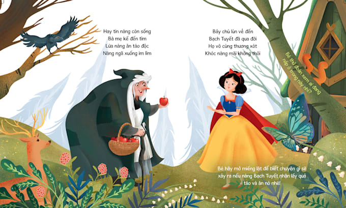 create a cute children book illustration and cover