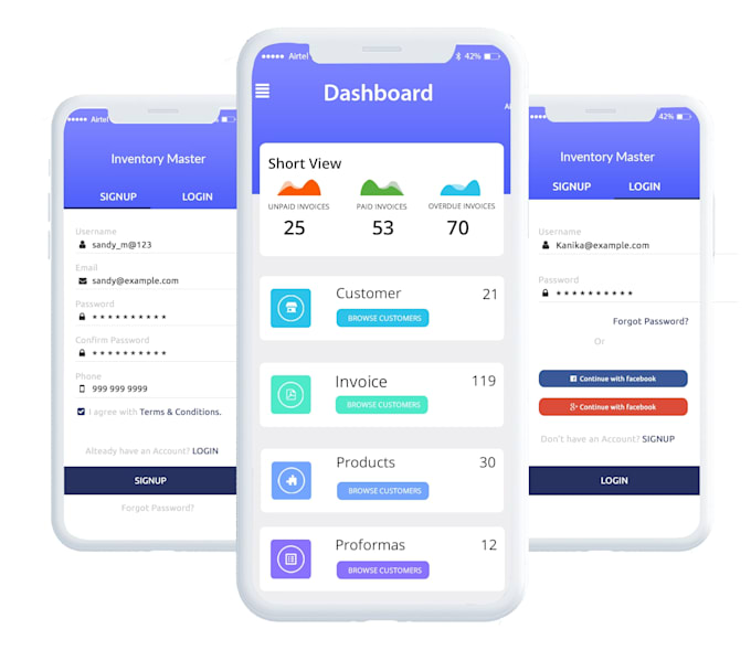 develop android mobile application using flutter