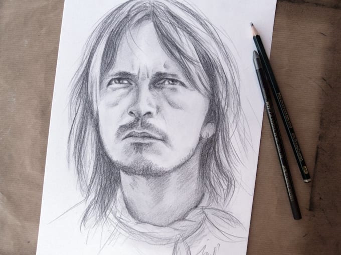 draw pencil sketch portraits