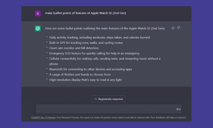 write product description for e commerce store shopify or woocommerce by chatgpt