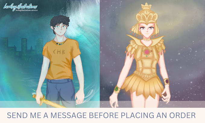 draw any character illustration design you want