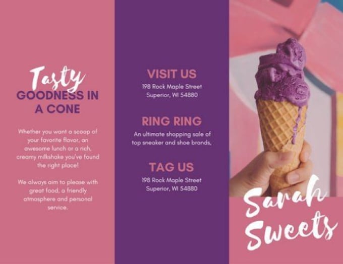 Design postcard, flyer, brochure, leaflet, handout, canva by Teeshad