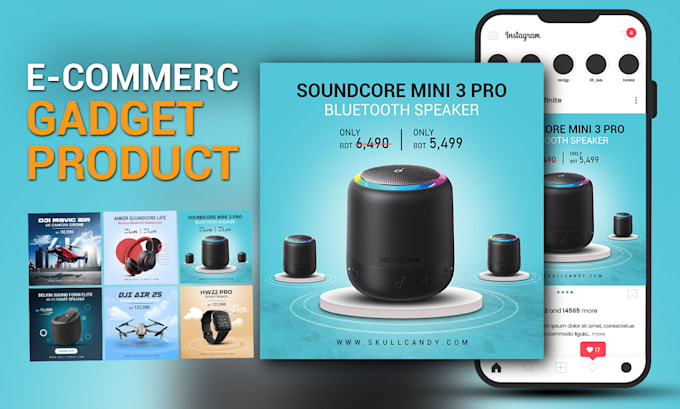 create ads and banners for your ecommerce product