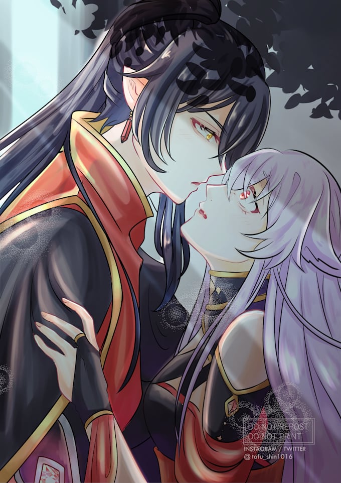 Illustration fan art commissions by Shinnakuroba Fiverr