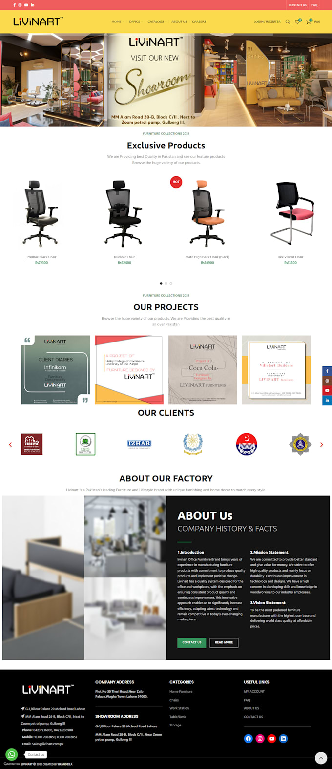 revamp website using elementor