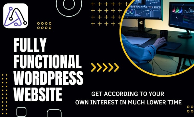 Create fully functional wordpress customized website by Hamzadev160 ...