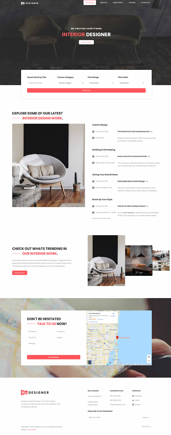 make a website using HTML, CSS and javascript