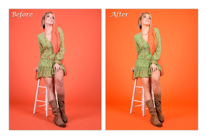 retouch photos with fast delivery and high quality