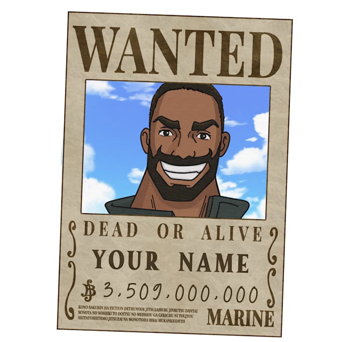 Create your original one piece character by Mouadezzouin253 Fiverr