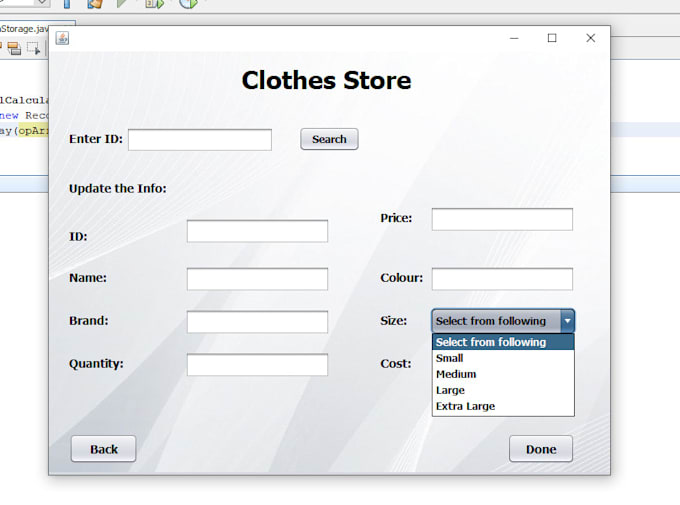 help you in java console, java swing gui, javafx cpp projects