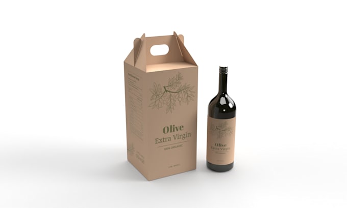 design packaging box and 3d rendering mockup for amazon ebay or ecommerce
