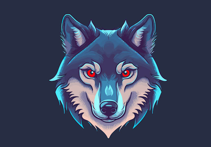 design outstanding wolf logo with express delivery