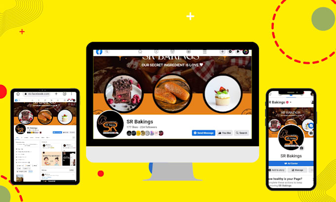 creat impressive facebook business page, fan page