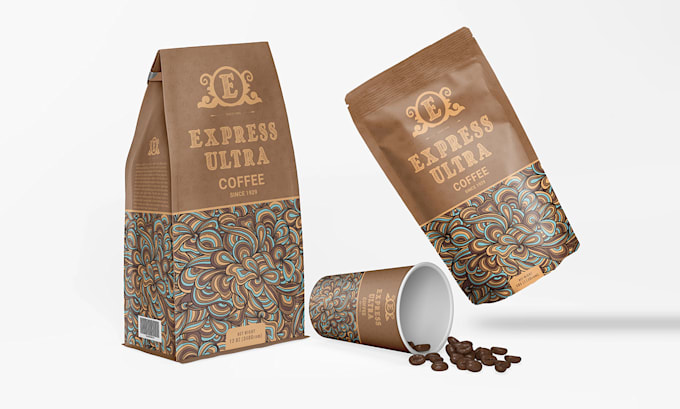 do professional food packaging design, food label design with 3d