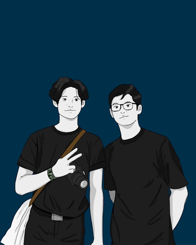 draw potrait illustration from photo