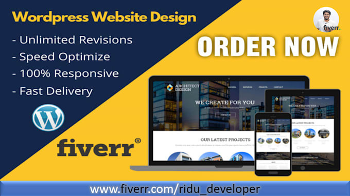 build a responsive wordpress website for business