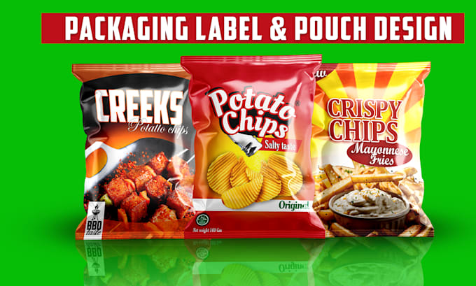 design packaging for coffee, food, snacks, candle and supplement labels