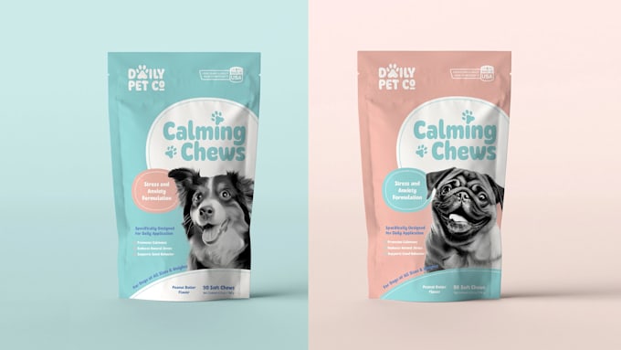 do product label design and bottle label packaging with 3d mockup