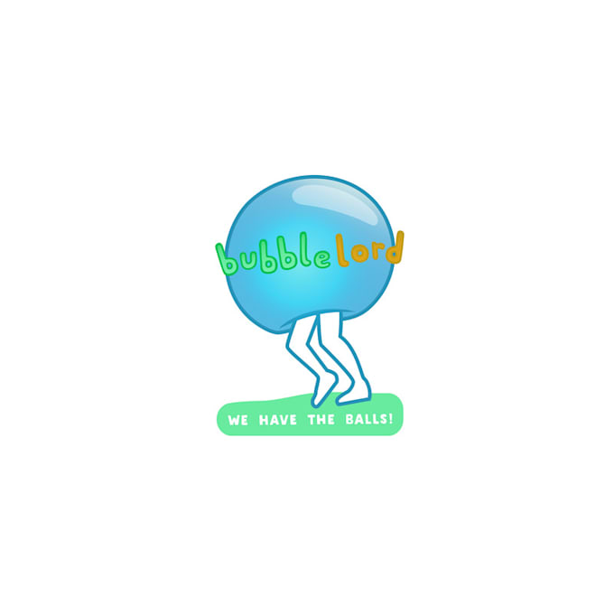 design popular bubble soccer rentals logo