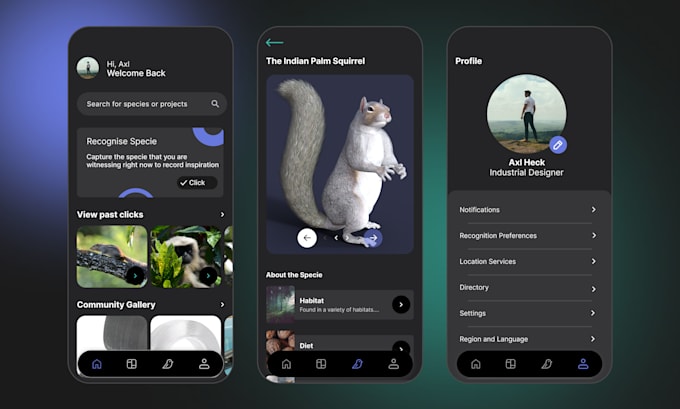 design mobile app UI UX in figma for ios and android