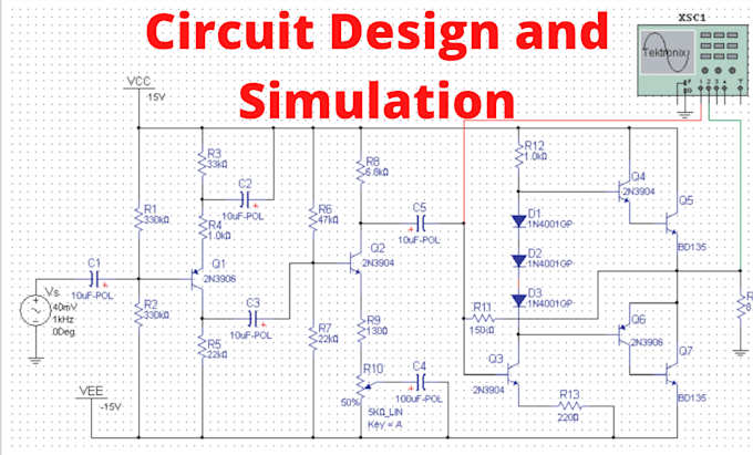 Design electronic circuit, simulate, analyze and pcb on multisim