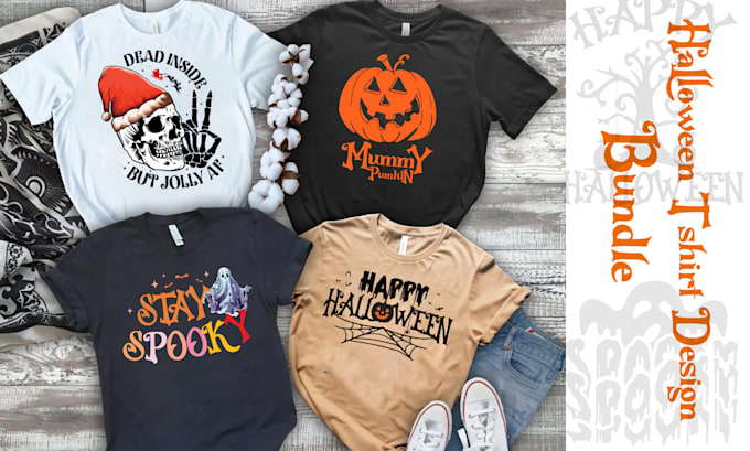 do amazing christmas design and halloween design for you
