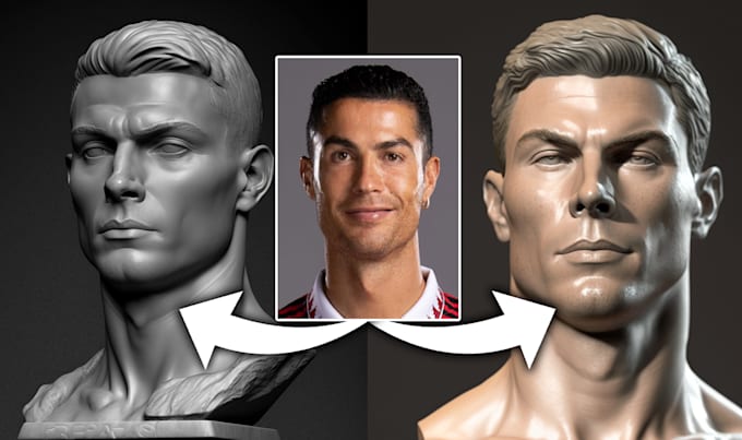 make an antique sculpture designed with ai