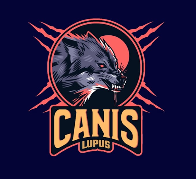 design modern awesome wolf logo