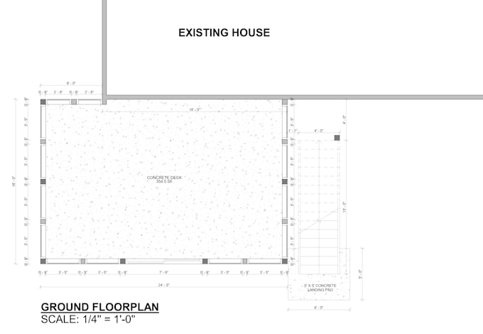 do screen porch city permit drawing