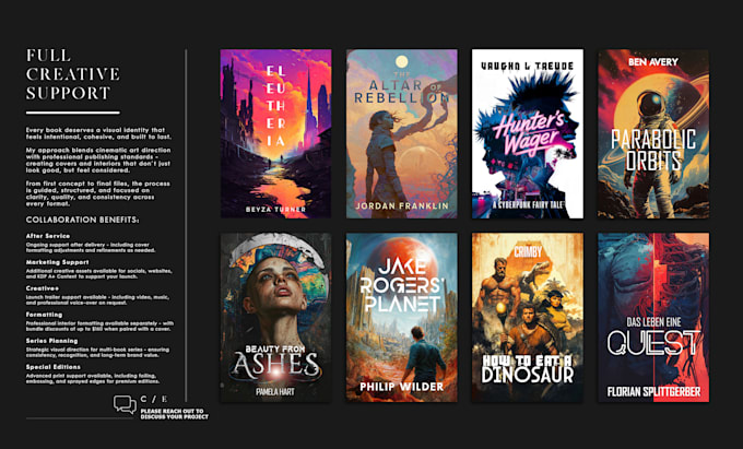 craft premium sci fi I science fiction book covers