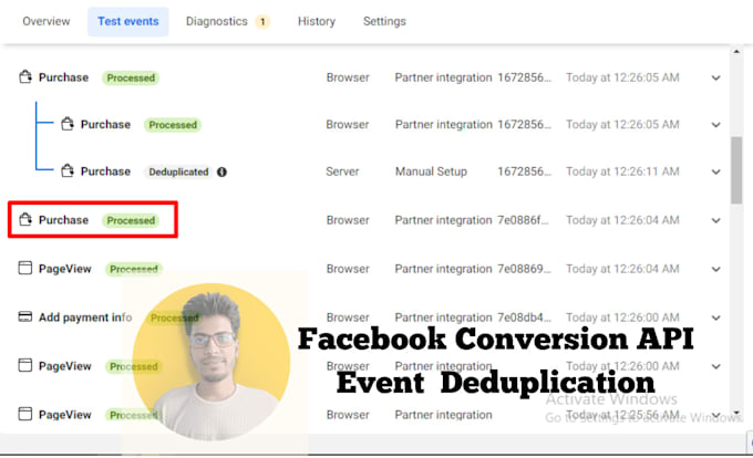 setup meta facebook pixel conversion api with server side tracking by GTM