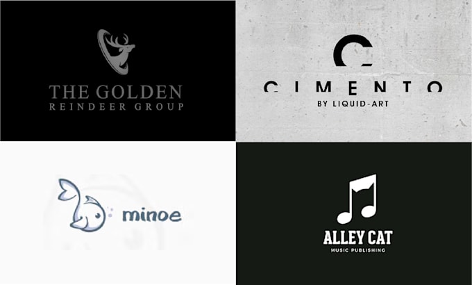 do unique minimalist logo and brand identity design