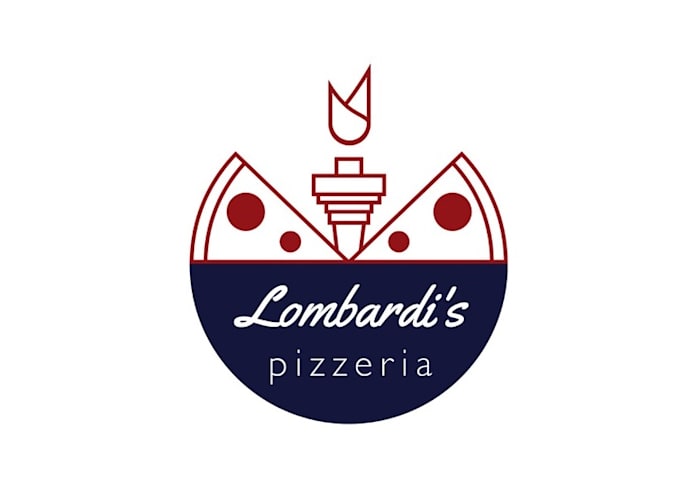 design professional and modern pizzeria logo