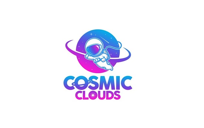 design modern mascot technology or tech logo