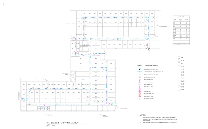 do electrical, lighting plan, panel schedule and load calculations
