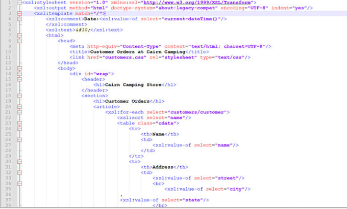 convert your xml data to html file using xslt